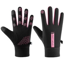 Autumn and winter warm men and women can touch screen sports outdoor driving non