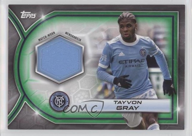 2023 Topps MLS Relics Green /99 Tayvon Gray #R-TG