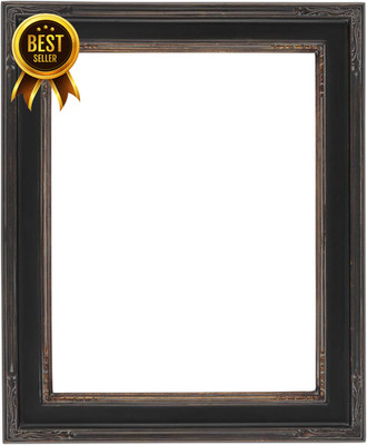 18x24 Art Nouveau Museum Collection Frame Black/Gold Hand-Finished Real Wood Clo