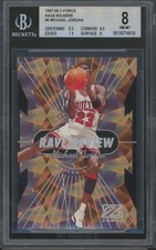 1997 Skybox Z Force Rave Reviews #6 Michael Jordan BGS 8