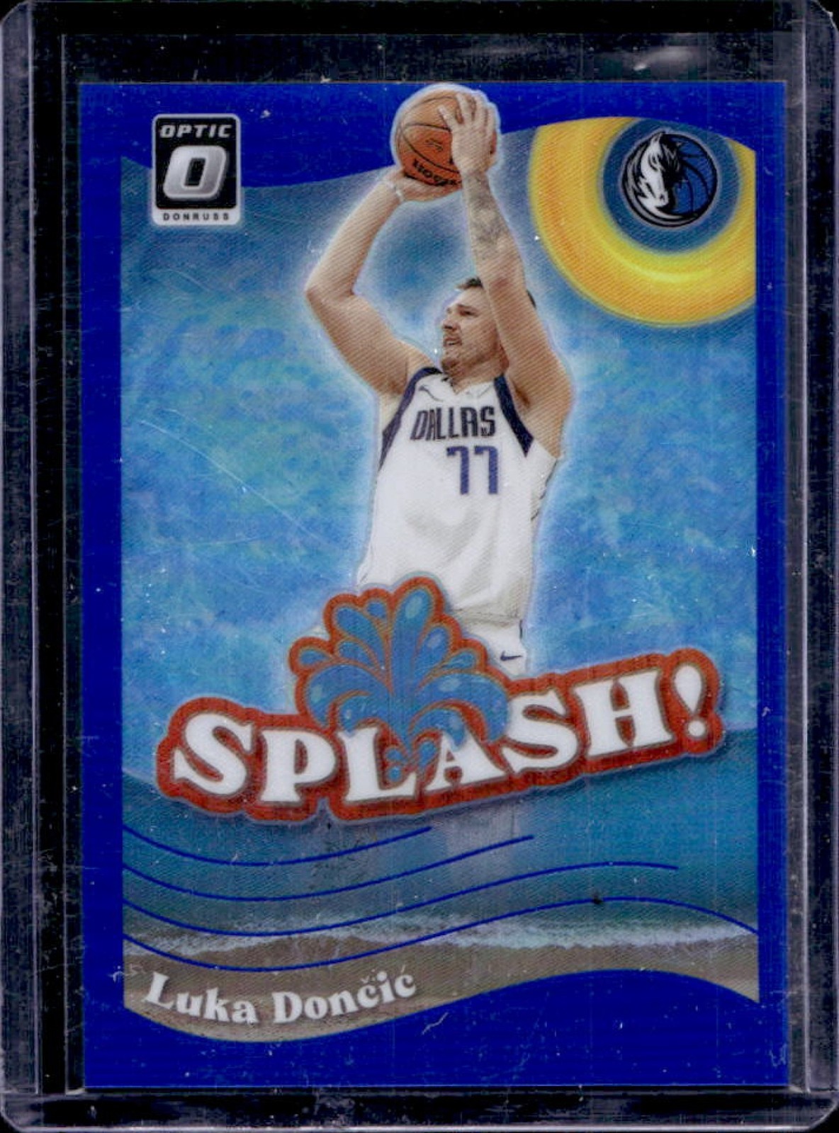 2023-24 Donruss Optic Luka Doncic Splash Blue #81/85 Mavericks