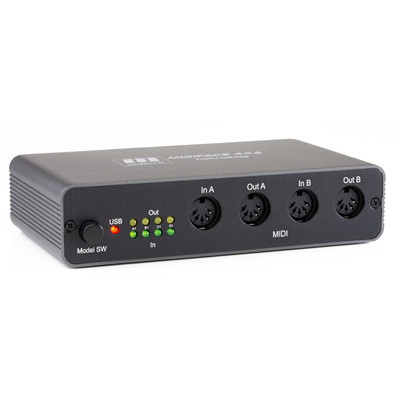Miditech MIDIFACE 4x4 thru/merge  4 IN + 4 OUT + stand alone - MIDI Interface