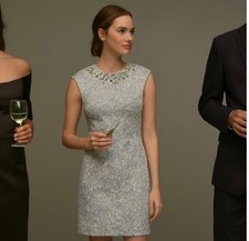 Tory Burch Beaded neckline dress