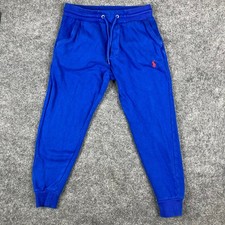 Polo Ralph Lauren Sweatpants Boys Size S Blue Jogger Drawstring Logo Casual