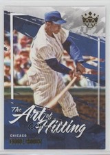2022 Panini Diamond Kings The Art of Hitting Ernie Banks #AH-1 HOF 02v3