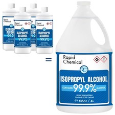 99 Isopropyl Alcohol - USP Grade - 99 Percent IPA Alcohol - 4 Pack 33.8 fl oz...