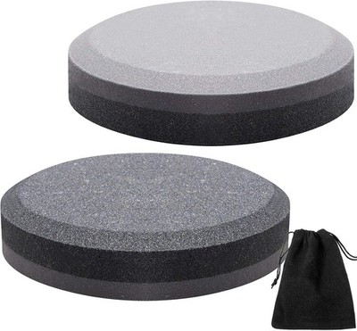 Axe Sharpener Sharpening Dual Grit Multipurpose Sharpener Puck Tool Stone