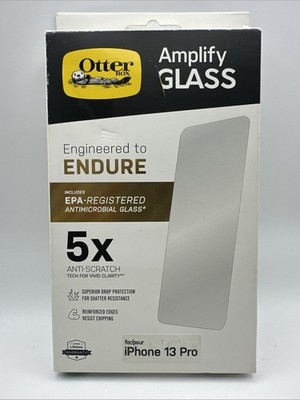 OtterBox Amplify Glass Apple iPhone 13 Pro Clear Screen Protector   New