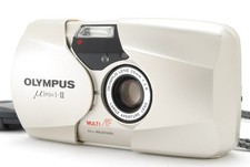 MINT Olympus mju II Silver Point Shoot 35mm Film Camera From Japan