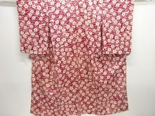 7517588: JAPANESE KIMONO / ANTIQUE SUMMER KIMONO / TAISHO ROMAN STYLE / SILK / N
