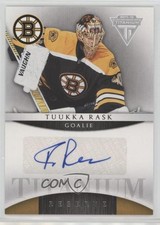 2011-12 Panini Titanium Titanium Reserve Auto Tuukka Rask #47 Auto 0w0l