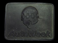 TF05113 VINTAGE 1978  AUTOWEEK  MAGAZINE ADVERTISEMENT BELT BUCKLE
