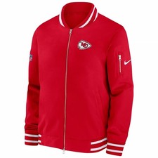 Nike Kansas City Chiefs NFL Sideline Coach Bomber Jacke