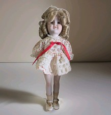 Vtg Shirley Temple Porcelain Bisque Doll 15  ...