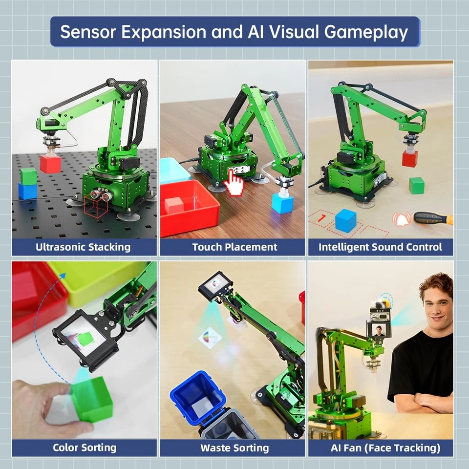 Robotic Arm Kit, MaxArm for Arduino Python Programming ESP32 Open Source Smar... - Image 2 of 4