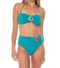 Trina Turk Empire High Waist Bikini Swim Bottom Size 10
