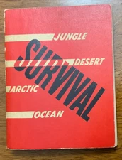 WWII Era Army Air Force AAF Jungle Desert Arctic Ocean Survival Book