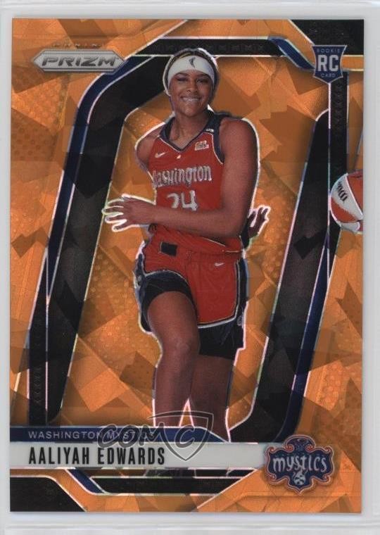 2024 Panini Prizm WNBA Orange Ice Prizm Aaliyah Edwards #142 uk2