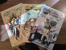 Image of Grrl Scouts assort (3): #1/2x Stone Ghost & #1 Magic Socks (signed)/NM+