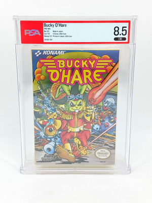 NES Bucky O'Hare NTSC U/C Konami Nintendo 1992 CIB Open Complete
