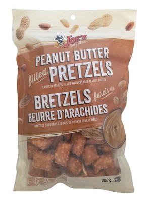 Joe's Tasty Travels Peanut Butter filled Pretzels, 250g/8.75 oz