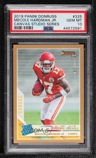 2019 Donruss Rated Rookie Canvas Studio Series /100 Mecole Hardman Jr PSA 10 2oe