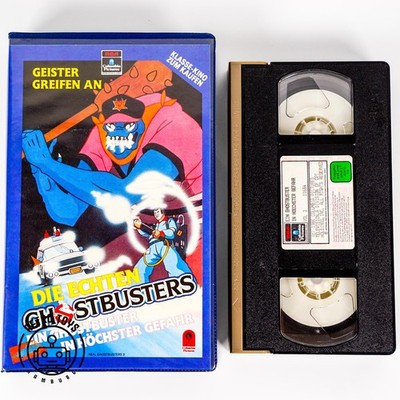 Die echten Ghostbusters VHS 3 Geister Greifen An In Höchster Gefahr Cartoon