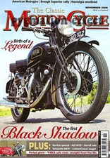 HRD Black Shadow Terrier TriBSA 1938 Velocette MOV AJS M10SR Cotton/Cross Cougar