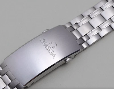 Armband Band Stahl 20mm Bracelet für Omega Seamaster 300m STZ010108 Schließe Band - Bild 1 von 4