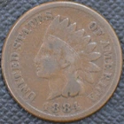 1885  F  Indian Head Cent