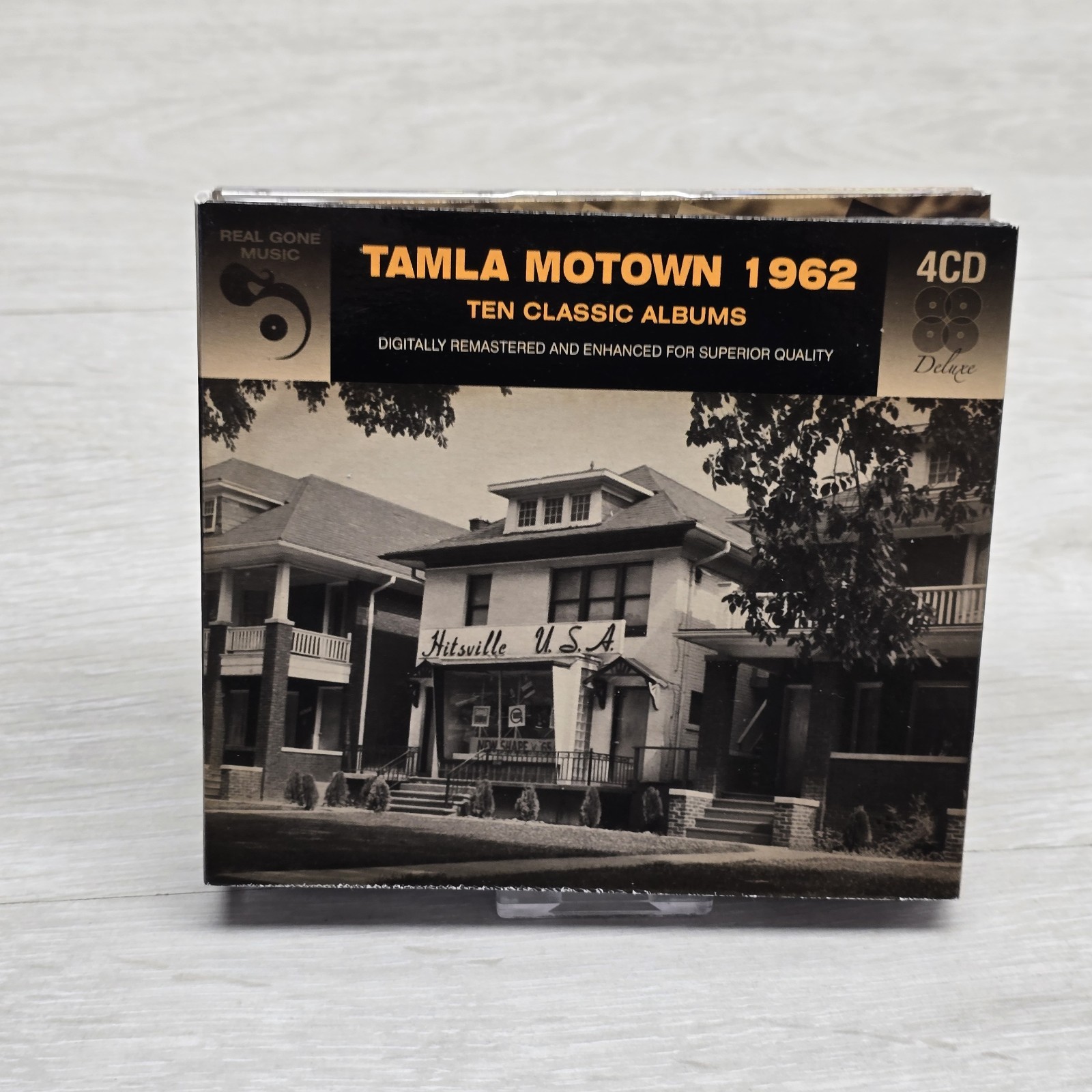 Tamla Motown 1962 Ten Classic Albums CD 4 Disc Set Digipak Supremes Wells Wonder