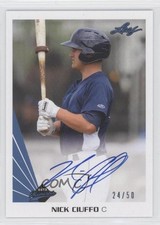 2013 Leaf Memories Auto Blue 24/50 Nick Ciuffo #A-NC1 Auto 8q4