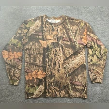 Magellan Outdoors Hunt Gear Camo Shirt Mossy Oak Break Up Country Size Large