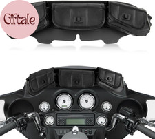 Motorcycle Windshield Bag 3-Pocket Windshield Bag Compatible with Touring Electr