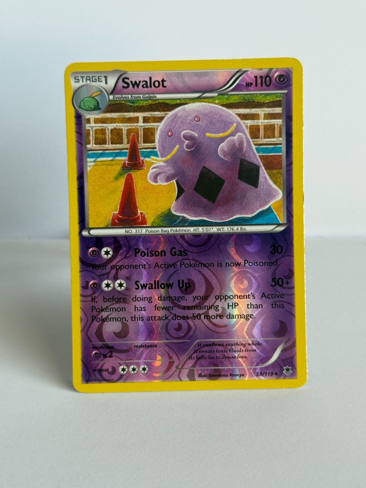 Pokémon Swalot  38/119 - XY - Phantom Forces Reverse Holo (English) NM/LP