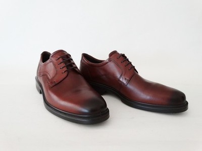 Ecco Lisbon New Cognac (Shaded Toes&Heels) Leather Men's Size 46/12/12.5M