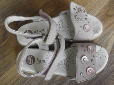 Bama Sandalen, rosé, Gr. 29, Anti Shock, Blumen, Nieten, supersüß - ansehen!