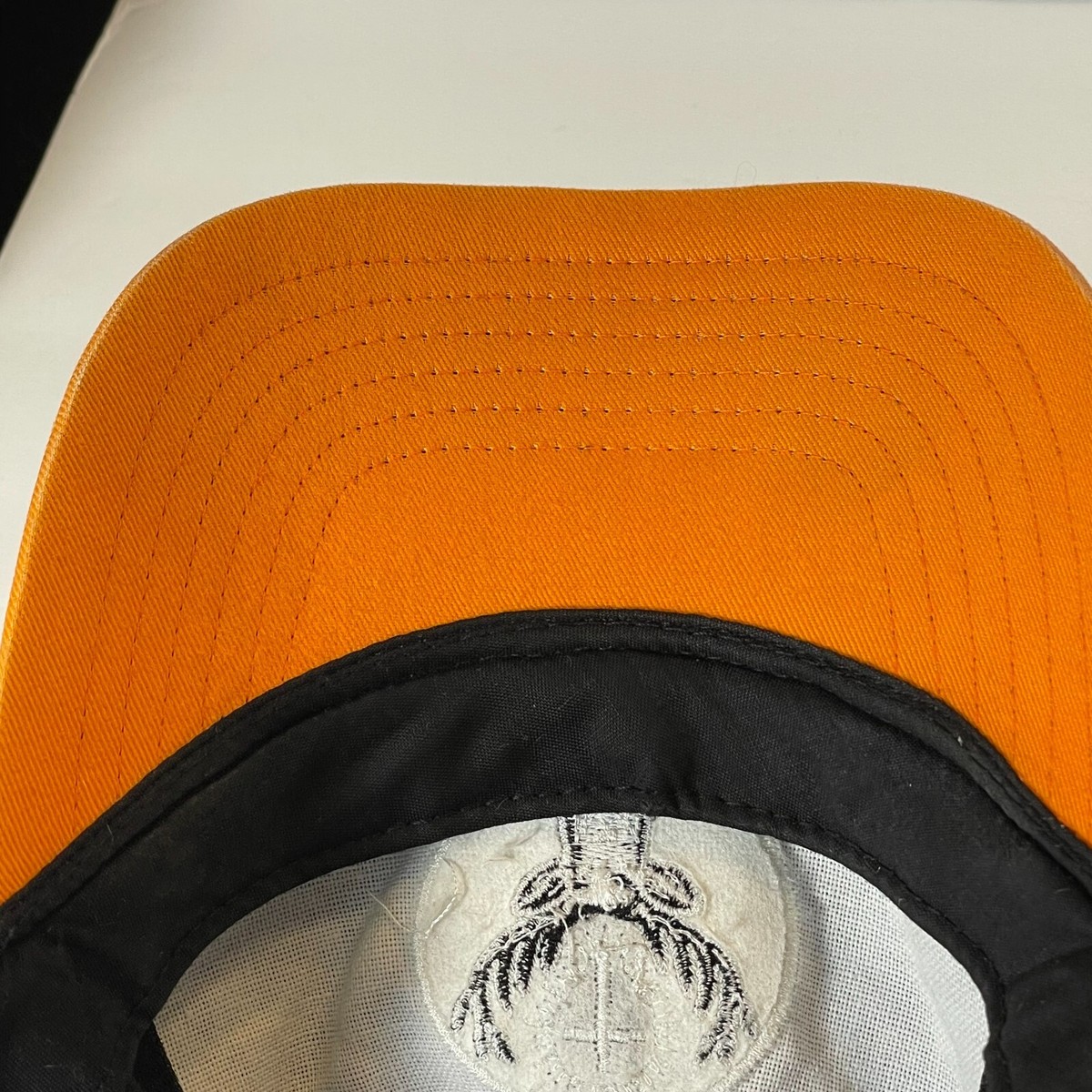 Casquette Jagermeifter Deer Cross – Réglable, Noir Et Orange, Coton, Occasion Excellent état