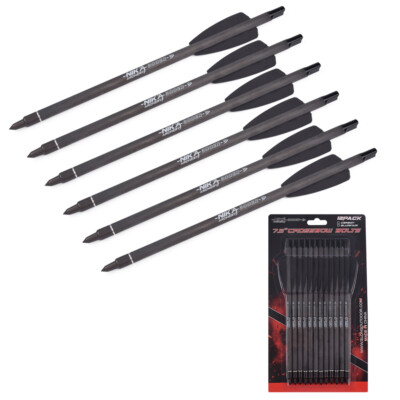7,5'' Archery Armbrust Pfeile Carbon Bolzen für Ek Archery Adder Cobra System 12X