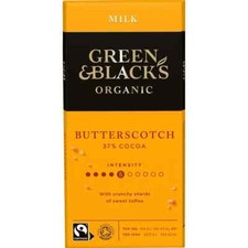 Image of Green & Blacks | Milk Chocolate & Butterscotch | 15 X 90G Delicious Chocolate