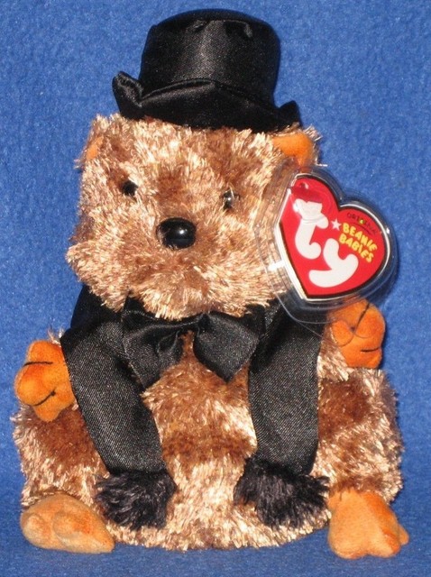 groundhog beanie baby