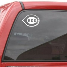 Cincinnati Reds Vinyl Decal Car Truck Window Laptop Toolbox Cup Cornhole