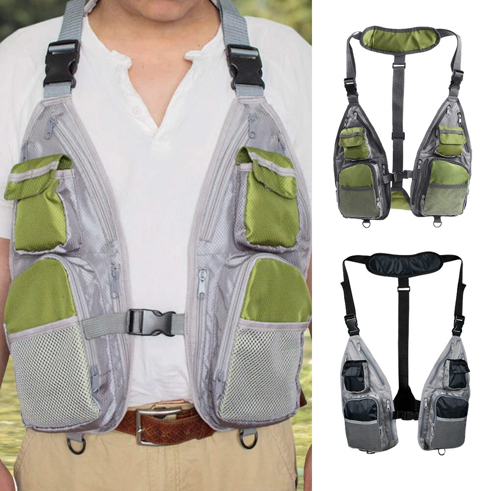 Fishing Vest Multi-pocket Waistcoat Lightweight Small Tool Storage