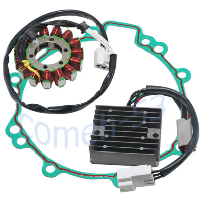 For Kawasaki ZX600 Ninja ZX6R 2007-2008 Magneto Stator+Voltage Rectifier+Gasket