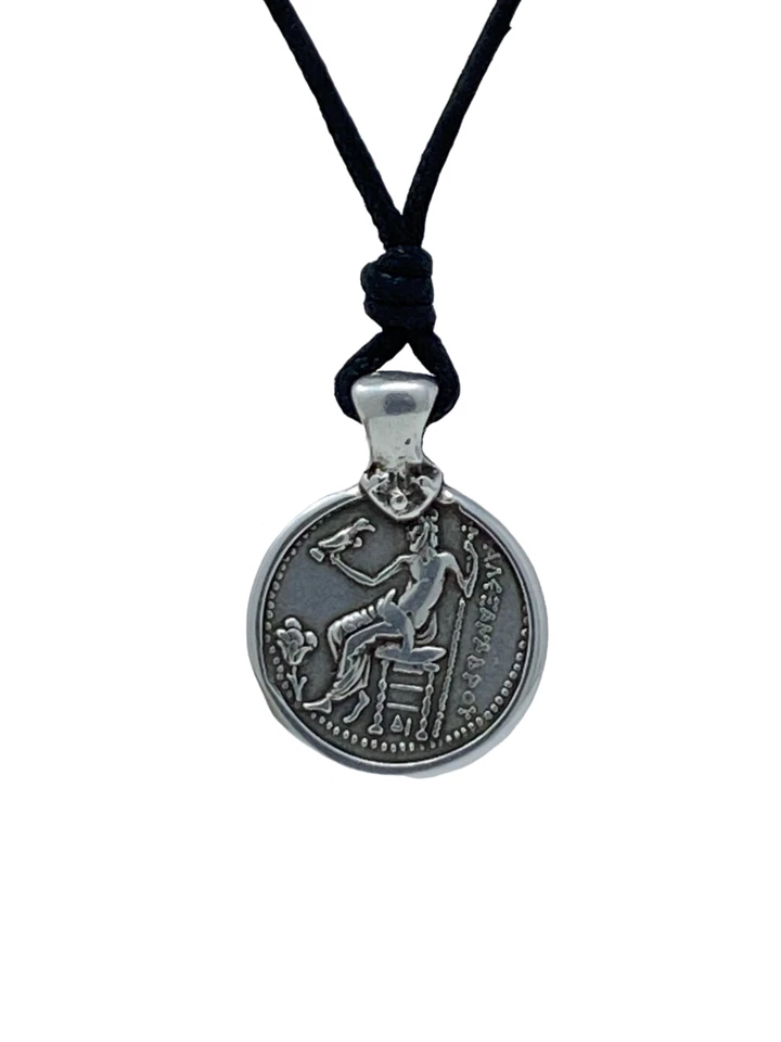 Ожерелье Александра Великого греческий медальон ожерелье монета - Изображение 4 из 4