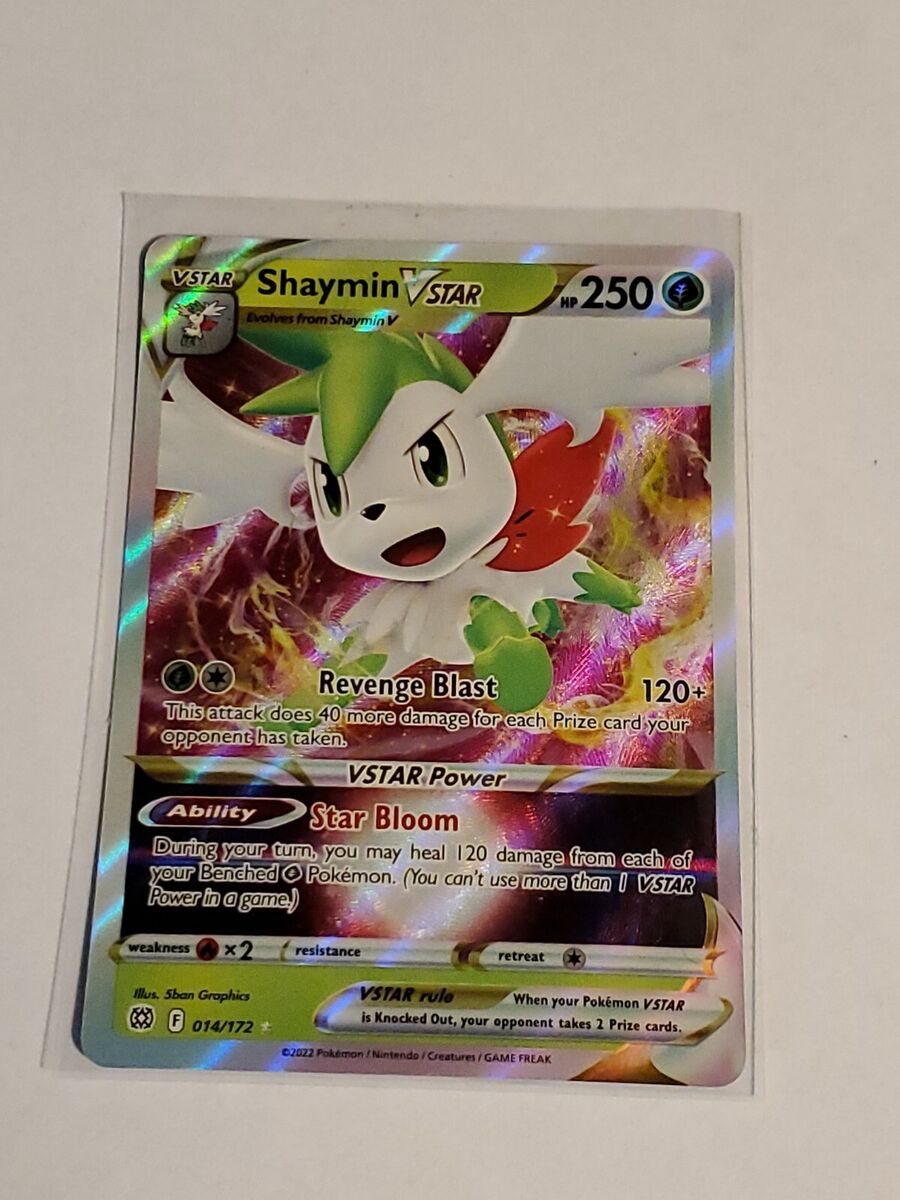 Shaymin V STAR 014/172 Ultra Rare Pokemon Card Brilliant Stars Naer Mi