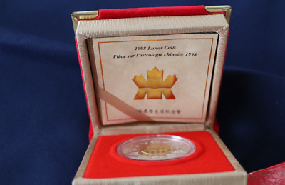 1998 Canada Chinese Calendar Lunar Year of the Tiger Silver $15