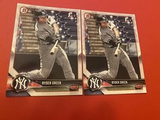 Ryder Green (2) 2018 1st Bowman Draft BD-84 NY Yankees 