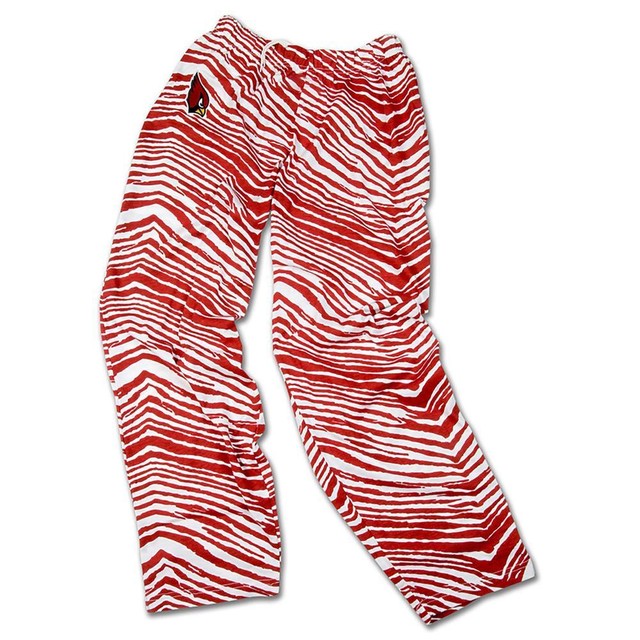 Arizona Cardinals NFL Men's Red White Zubaz Pants Size XL NWT eBay