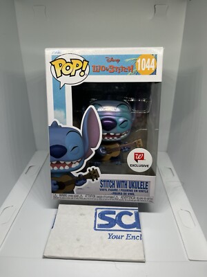 Funko Pop Disney: Pearlescent STITCH w/ UKULELE #1044 Walgreen's
